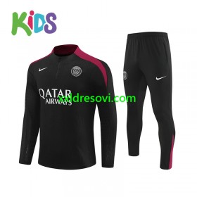Paris Saint-Germain Dječji Komplet Sweatshirts Crno 2024-2025